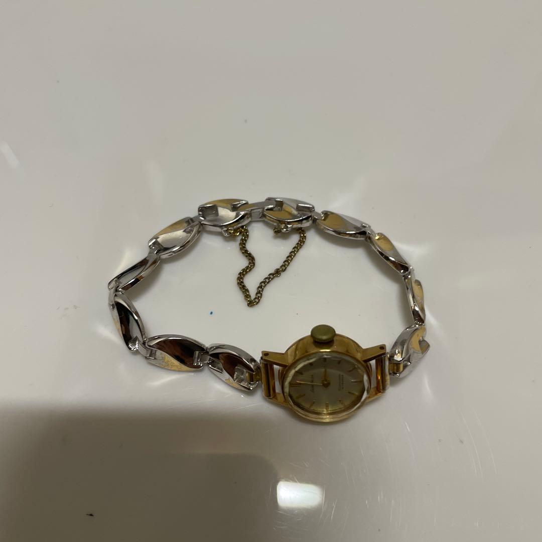 ひ*ん様 SEIKO SOLAR K18 金 手巻き式 腕時計 動作品 ゴールド