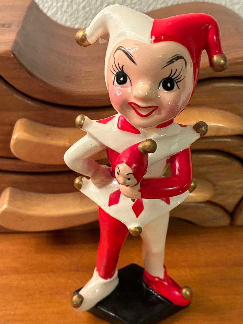 ビンテージ50s KREIS Japan ハーレクイン　ジェスチャー　道化師