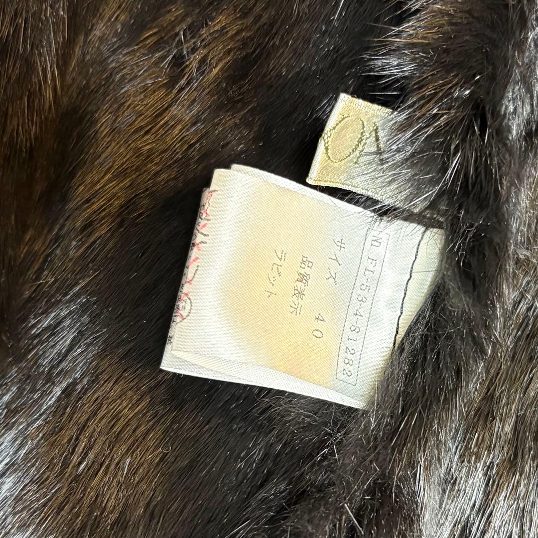 ✴︎LyoN✴︎ラビット革・毛皮ファー付きレザージャケット