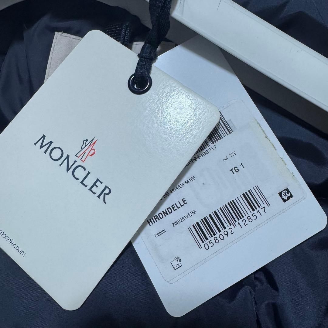 極美品 タグ付き！モンクレール HIRONDELLE イロンデール ダウンコート