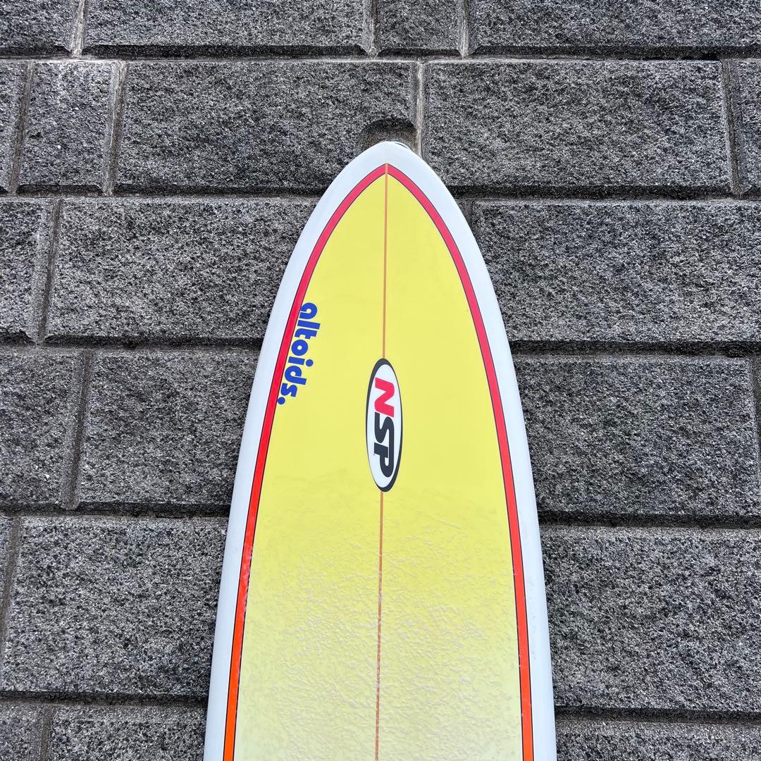 美品　NSP ファンボード　7’2ft ミッドレングス　さすぐ使える　良好