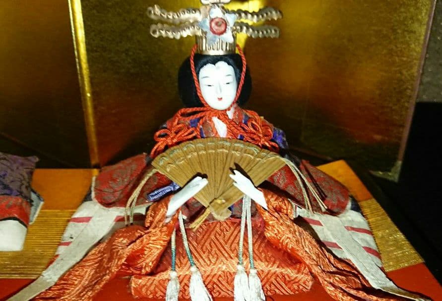 明治から昭和初期の時代雛 享保雛 親王飾り 雛人形 骨董 アンティーク