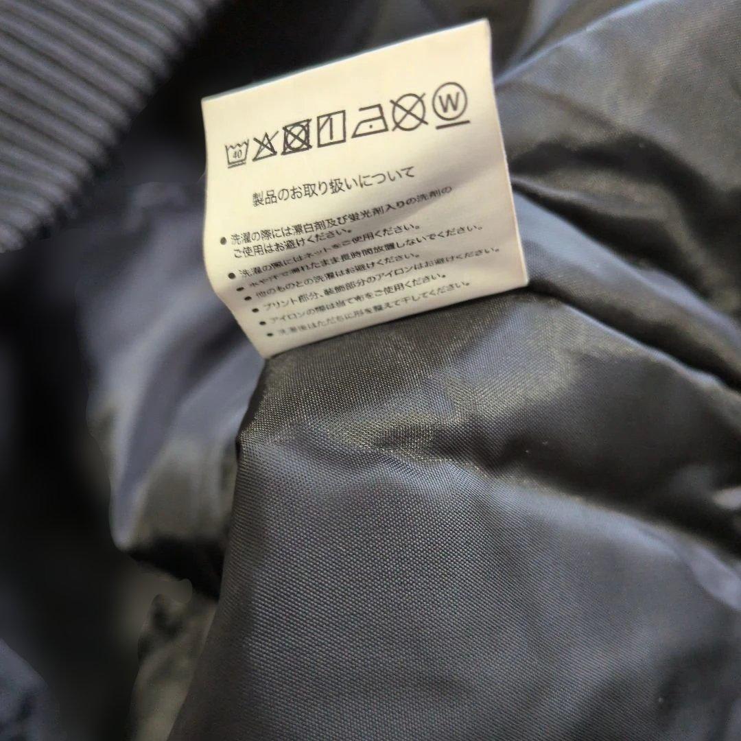 【新品】スヌーピー MA-1 フライトジャケット 黒 L メンズ アストロ