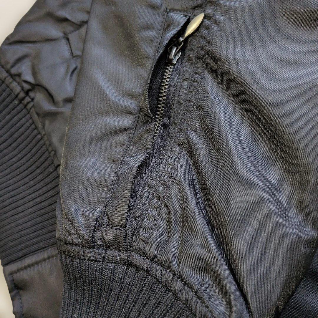 【新品】スヌーピー MA-1 フライトジャケット 黒 L メンズ アストロ