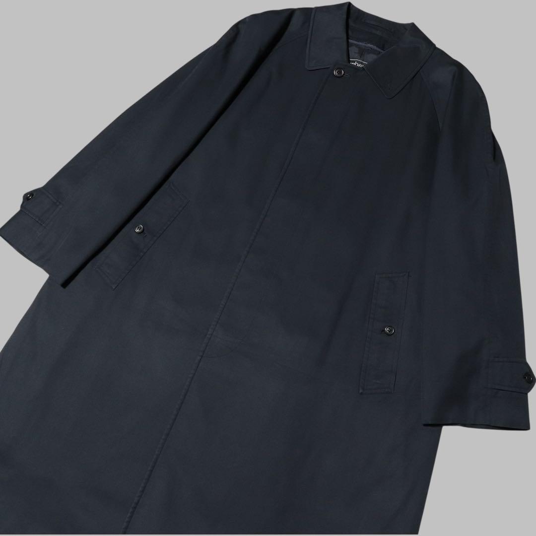 BURBERRY★ステンカラーコート★ノバチェック ライナー★ネイビー★90s