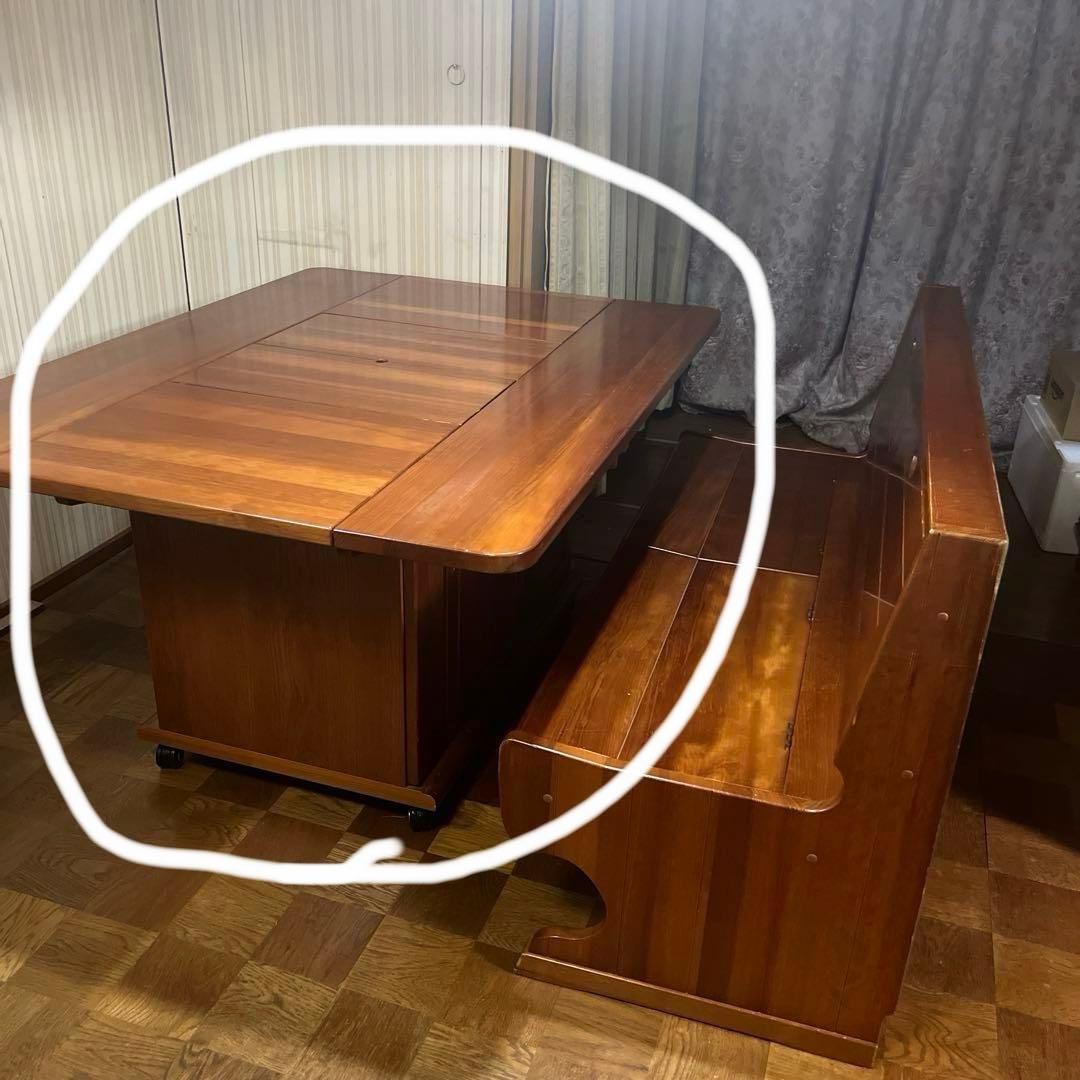 CANADIAN テーブル　木製収納付き