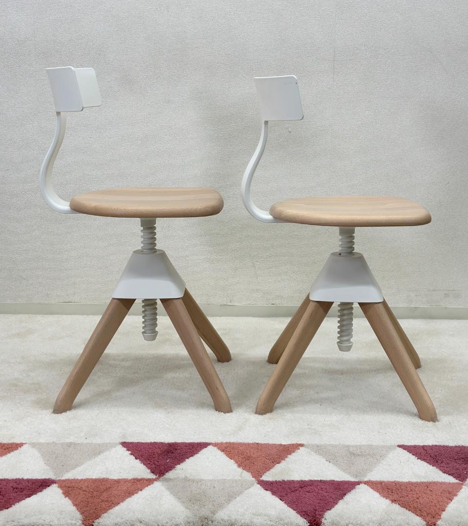 ■マジス■TUFFY　昇降機能付　2脚セット　ダイニングチェア　アクタス取り扱い