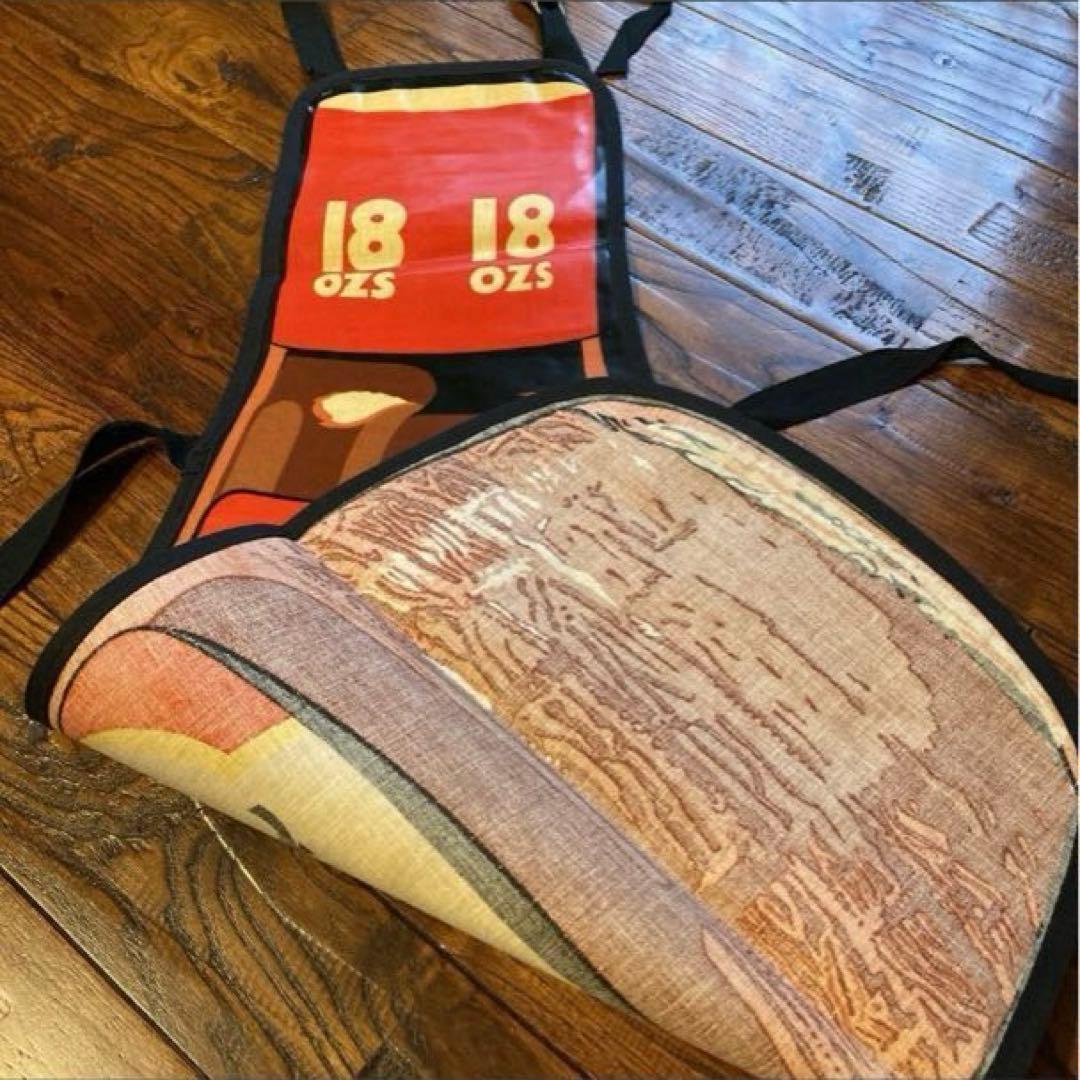 希少！70s 英国製 KRAFT バーベキューソース ボトル形 エプロン 企業物