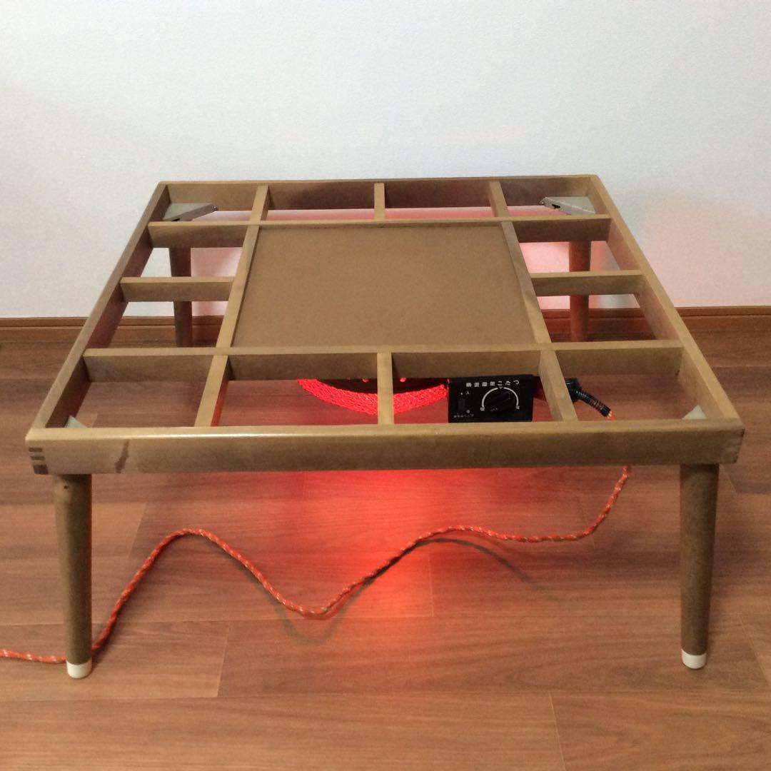 こたつ　正方形　東芝　昭和レトロ