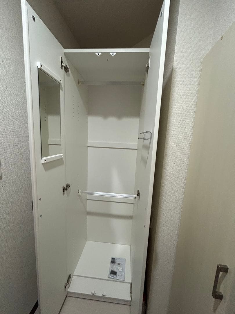 ニトリ／ワードローブ／ポルテD 60WR／幅59センチ／ホワイト