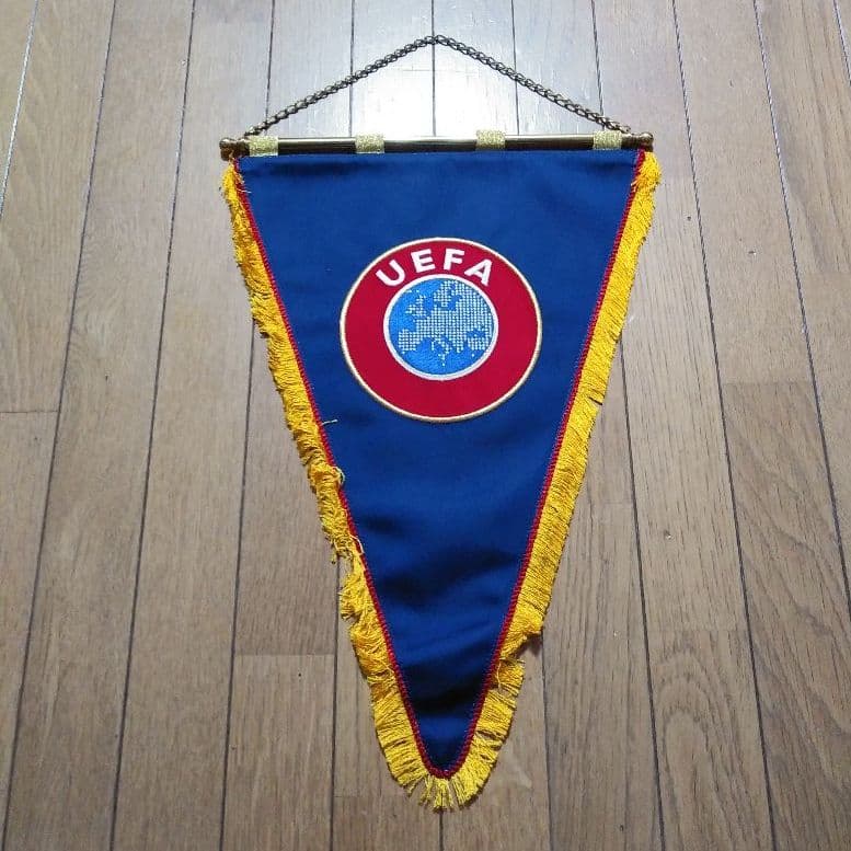 UEFA ペナント フラッグ サッカー レア 希少