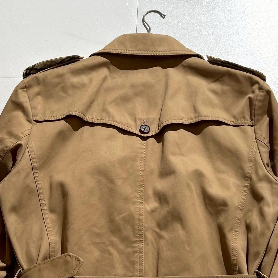 【美品✨】バーバリーブルーレーベル メンズ トレンチコート ベルト ノバチェック