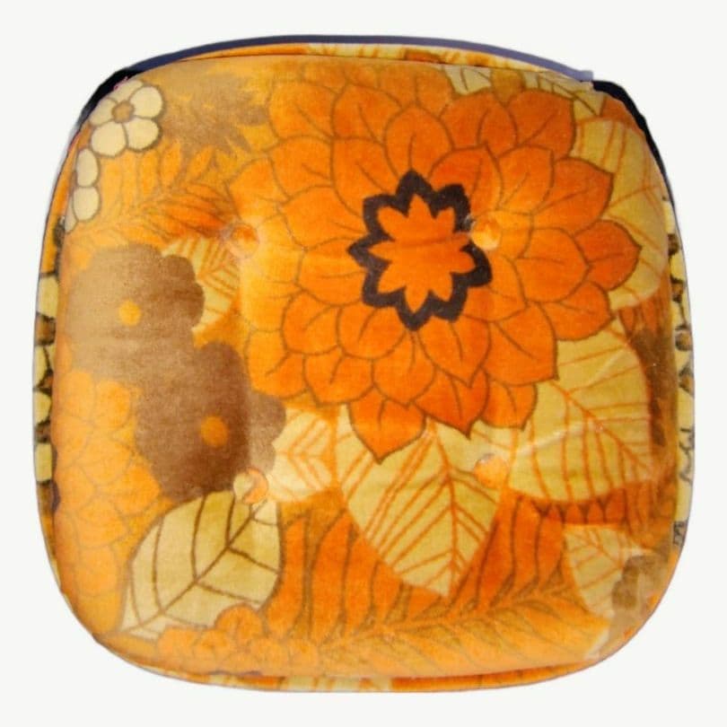 昭和 レトロ 花柄 収納 椅子 イス いす チェア スツール