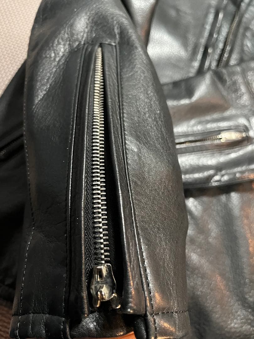 LITHUM HOMM シングル レザー ライダース