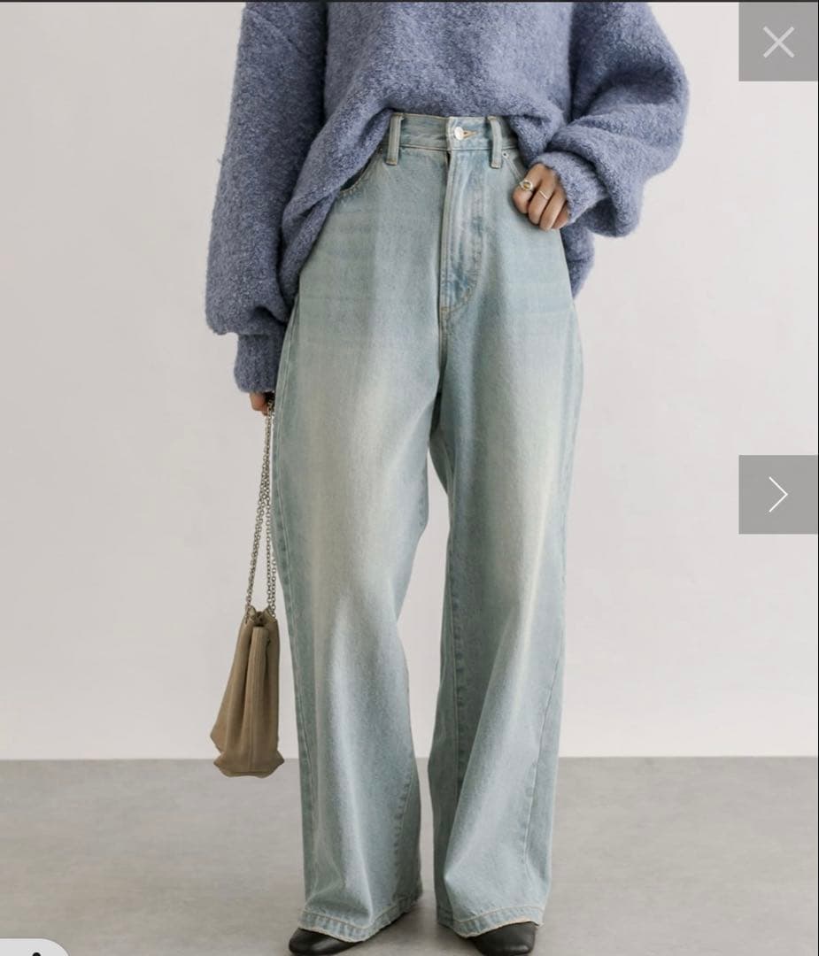 RIVE DROITE リヴドロワ【MONN.:.(モン)】ワイドデニム