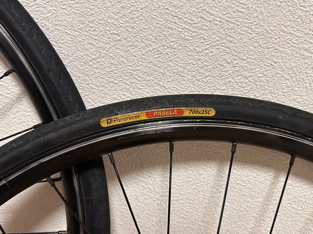 ピスト用完組ホイール　コグ、タイヤ付き