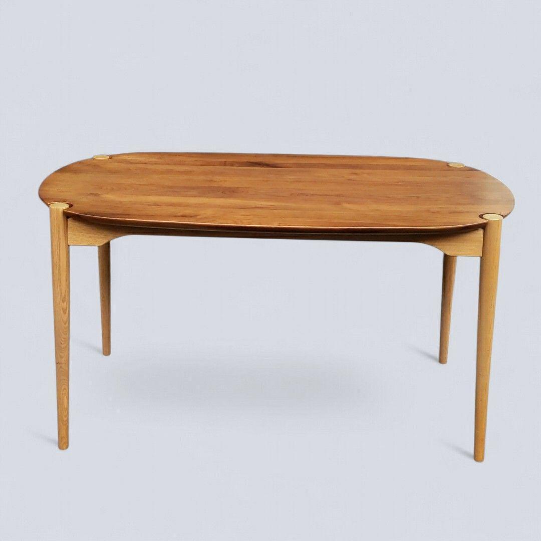 廃盤希少 一生紀 KOZUE ダイニングテーブル ウォールナット×アッシュ無垢材