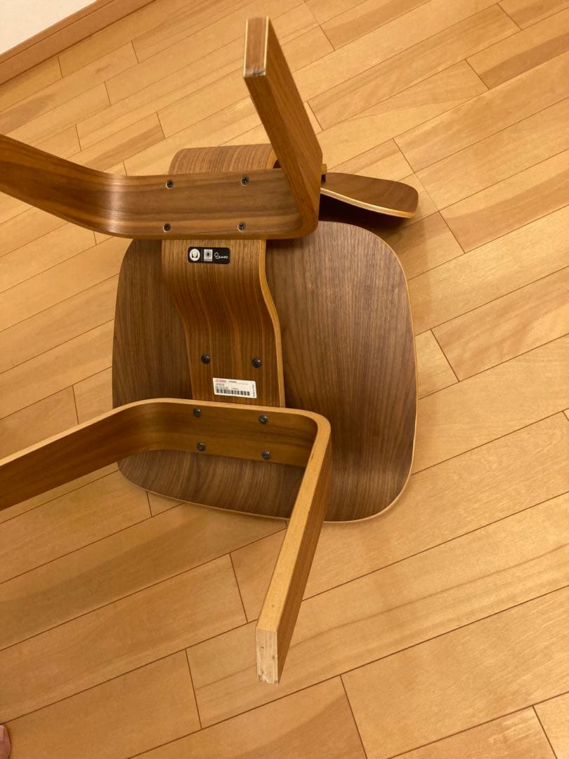 ハーマンミラー正規品　イームズプライウッドチェア　DCW ミッドセンチュリー