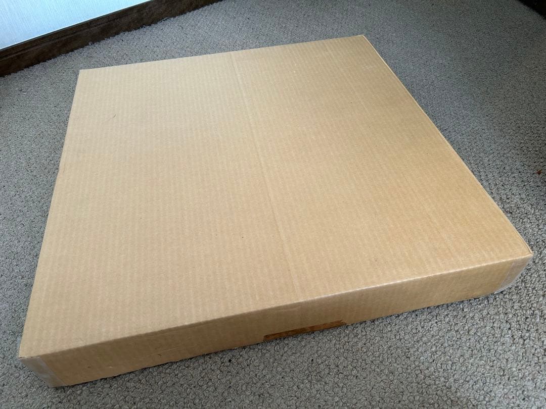 円形　木製60cmテーブル （丸） 新品未使用　ダークブラウン