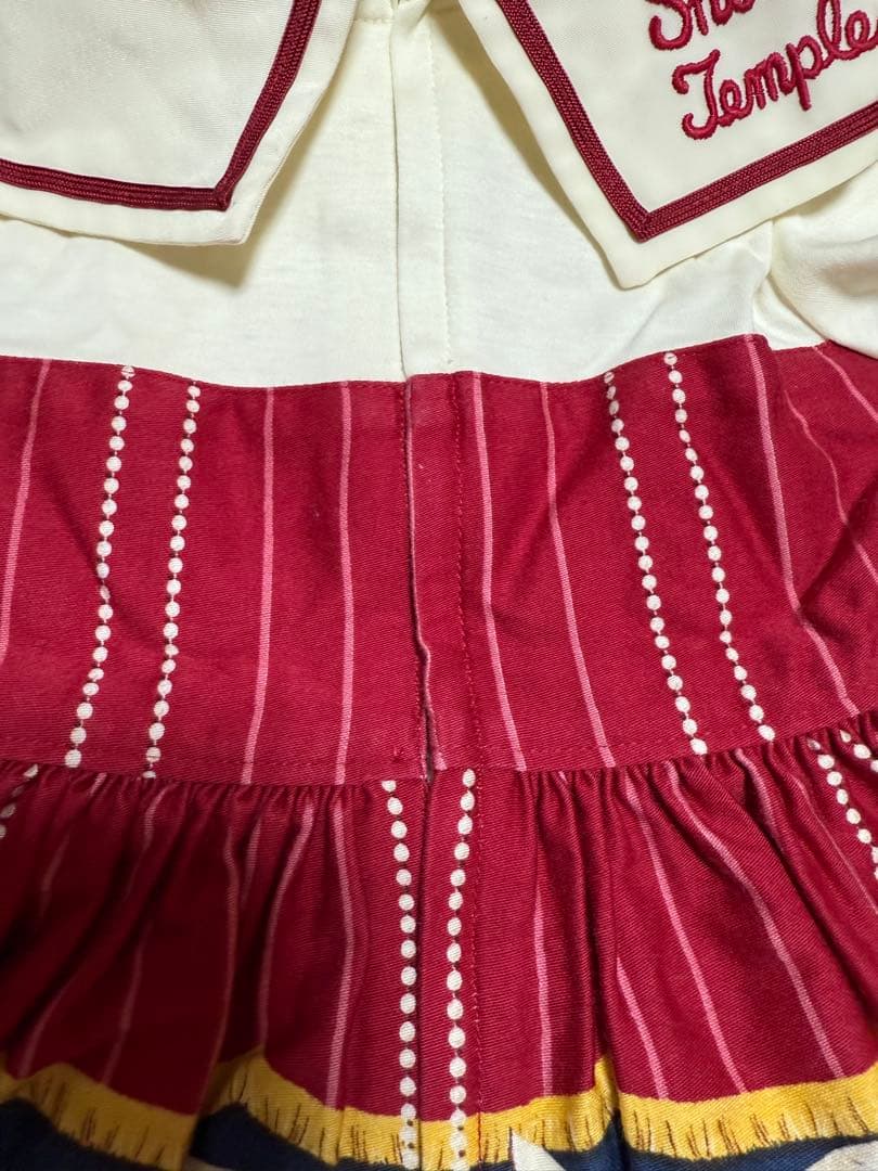 シャーリーテンプル キャットサーカスワンピースと麦わら帽子セット