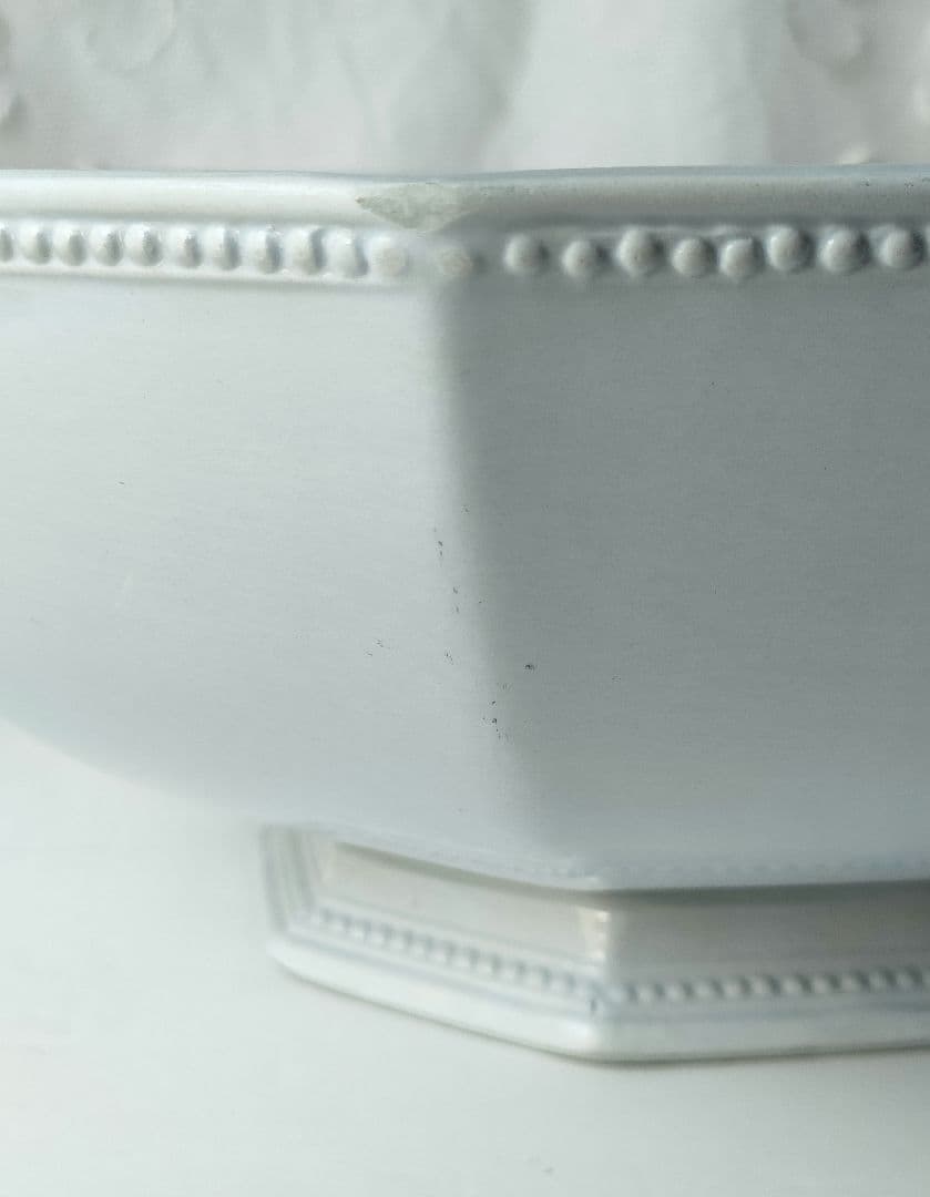 希少　クレイユモントロー　オクトゴナル　ボウル　フランスアンティーク