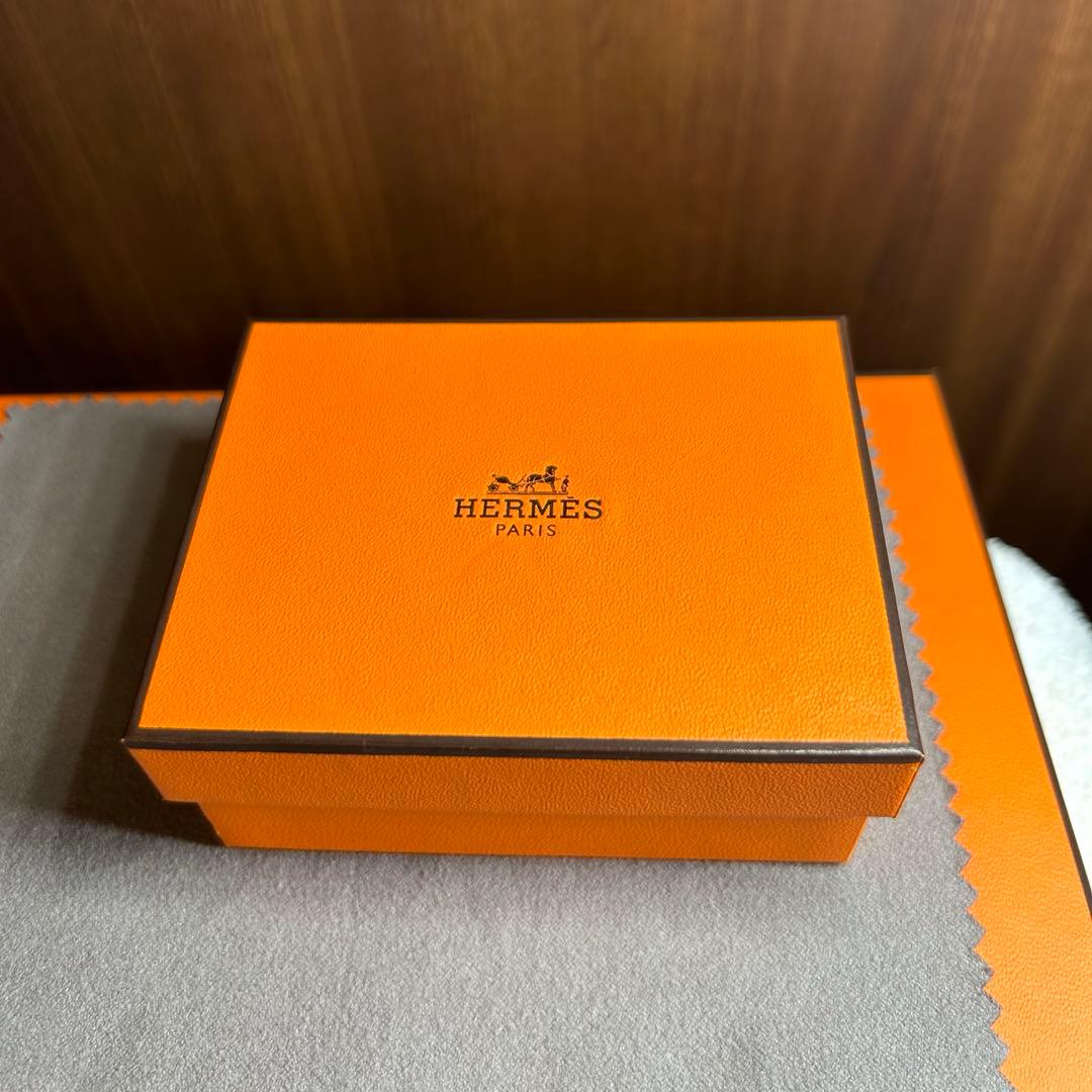 エルメス　ピアス　エクスリブリTPM ピンクゴールド美品