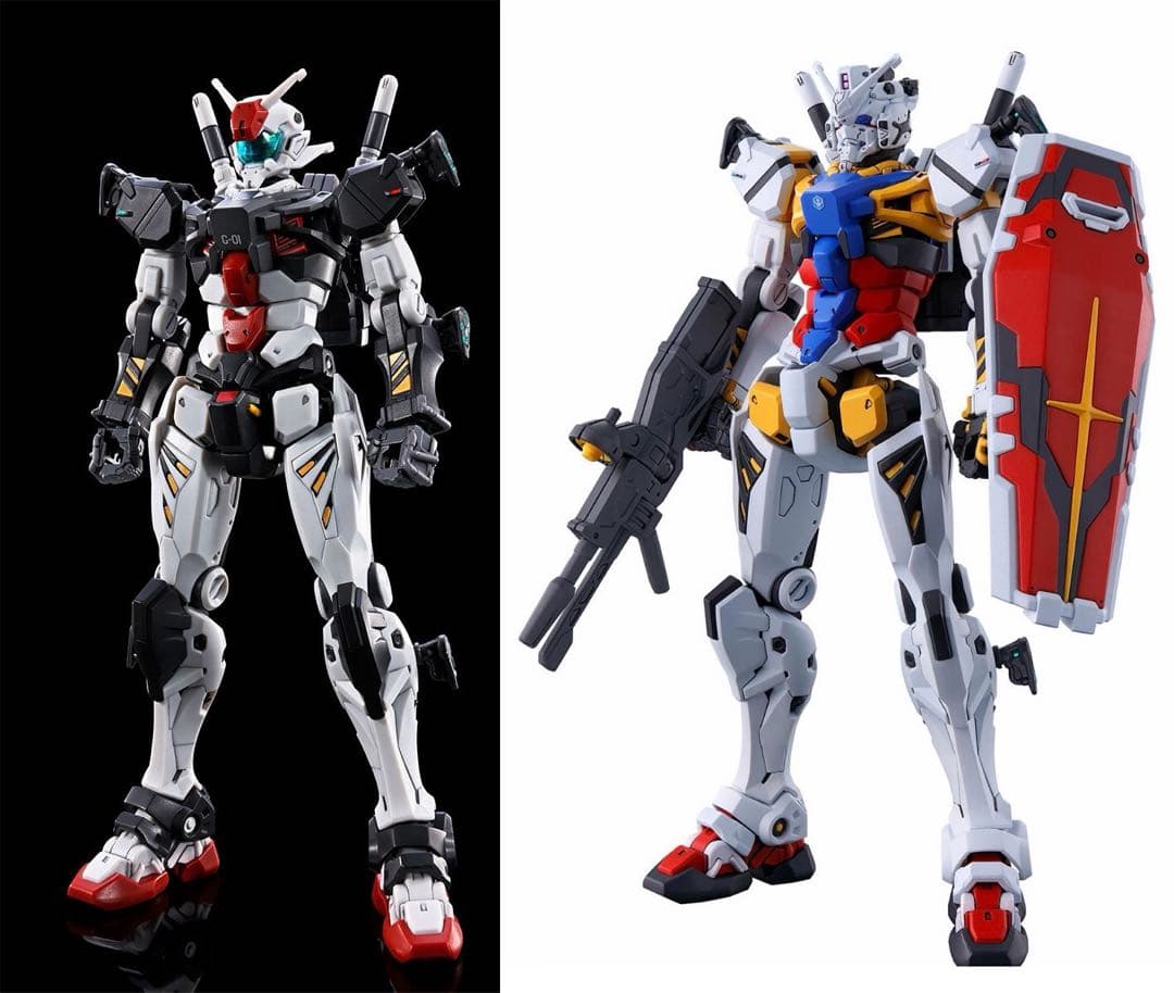 HG 白いガンダム　01ガンダム　セット