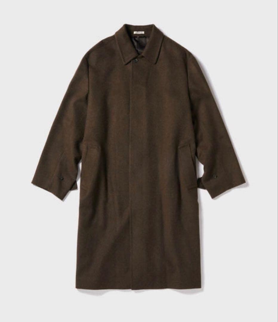 が*ん様 AURALEE BABY CAMEL FRANNEL COAT 23A