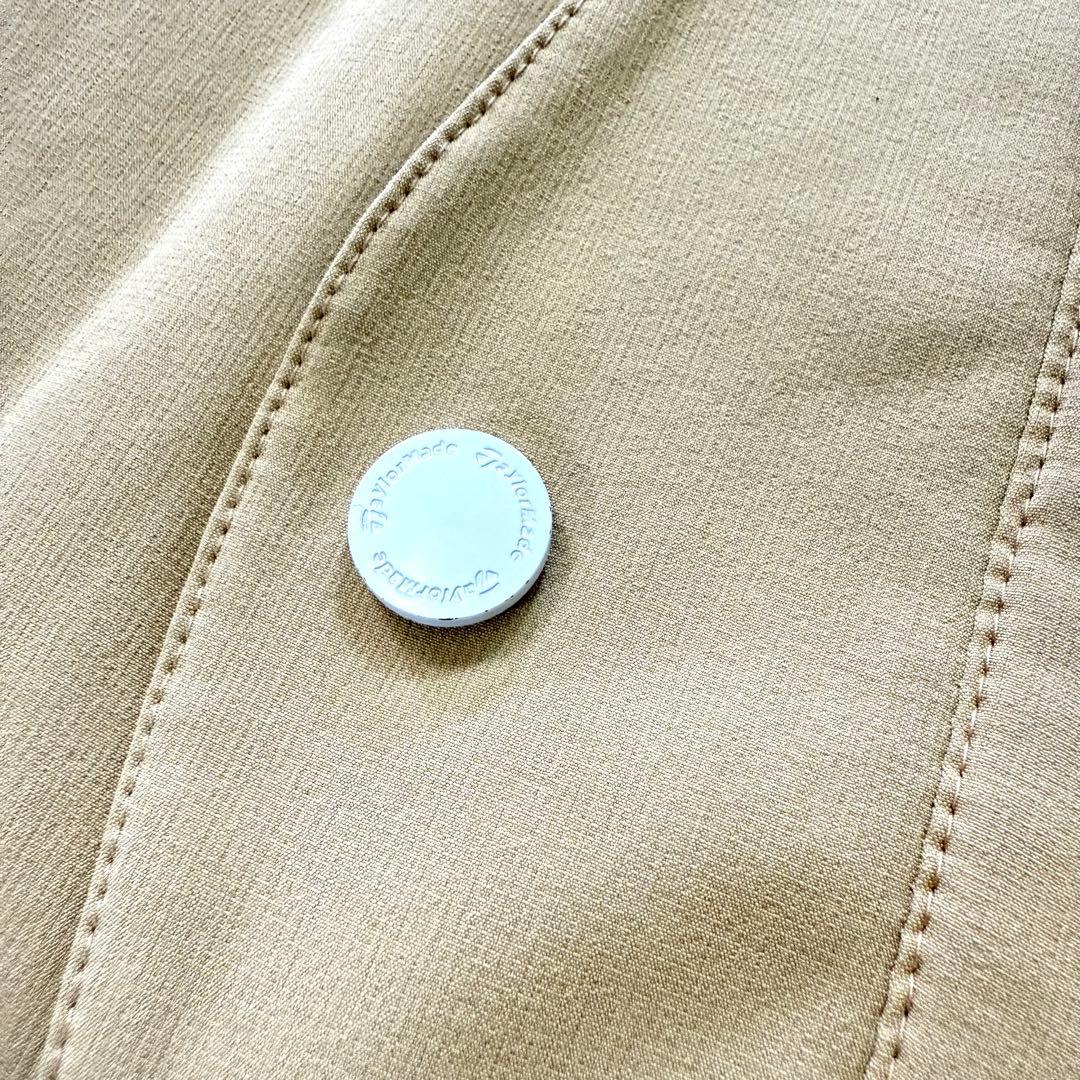 TaylorMade 高機能 ダブルジップ ブルゾン ジャケット L ベージュ