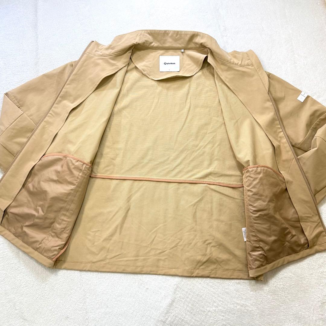 TaylorMade 高機能 ダブルジップ ブルゾン ジャケット L ベージュ