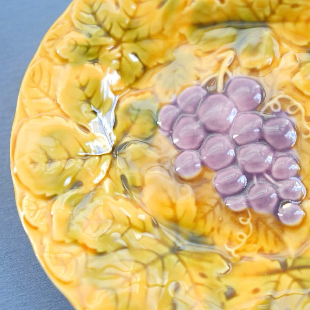 Sarreguemines サルグミンヌ アンティーク皿 バルボティーヌ2枚