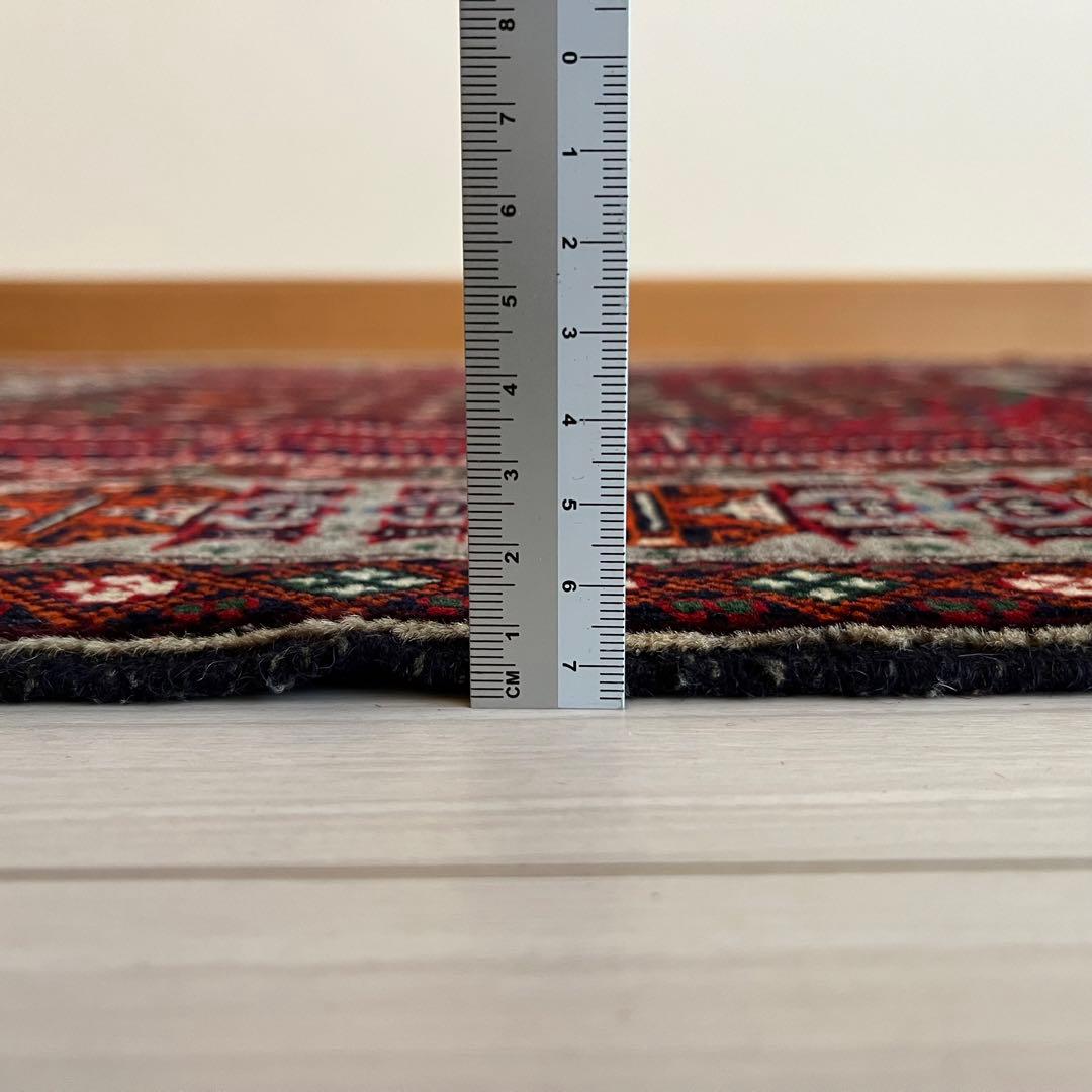 【新品未使用】アフガニスタン産　高級絨毯　ギャッベ　ペルシャ　手織り