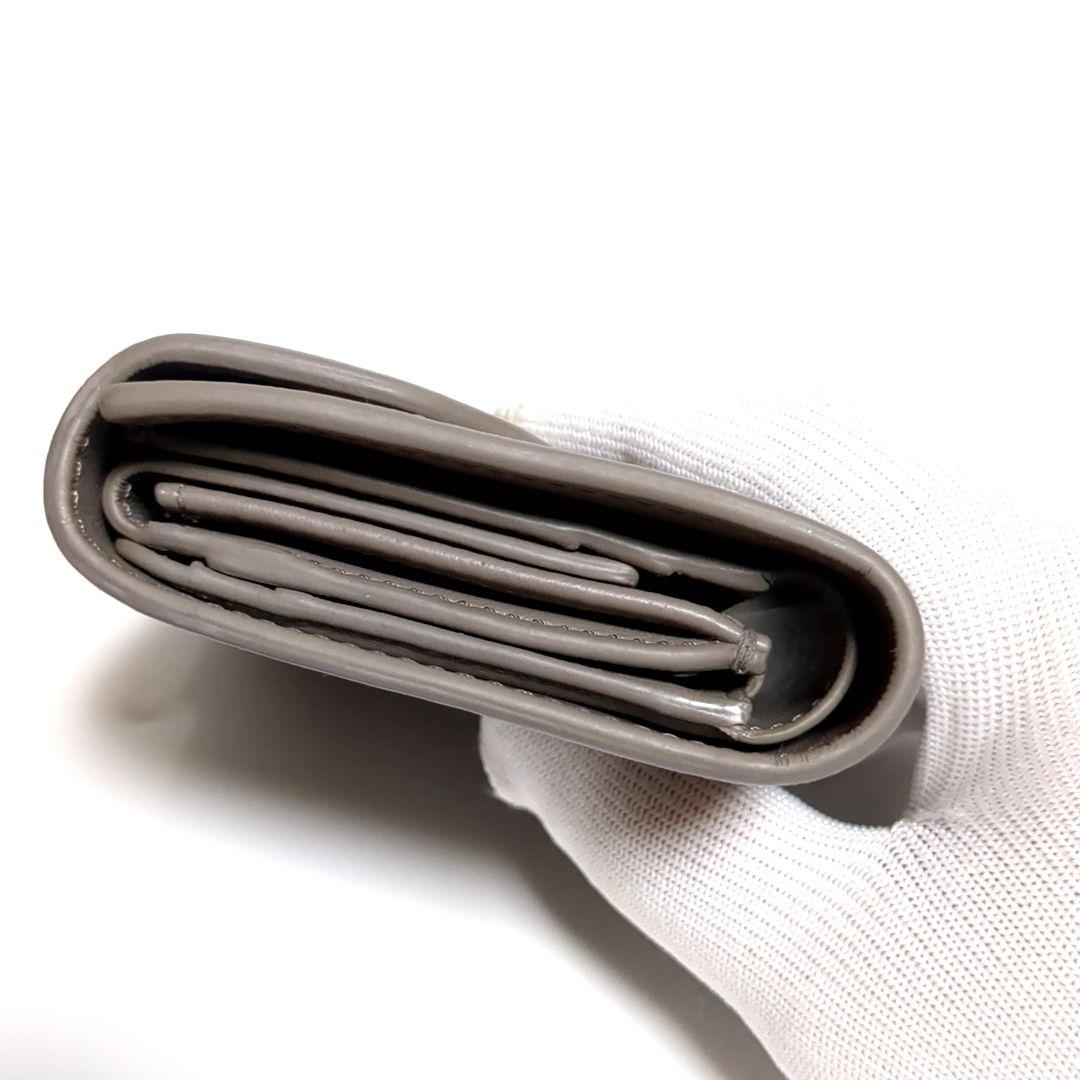 ✨CELINE✨マカダム トリオンフ スモール トリフォールドウォレット グレー