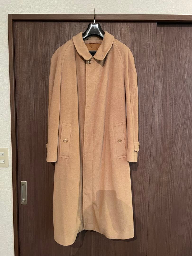 80s Burberry バーバリー England製 カシミア100
