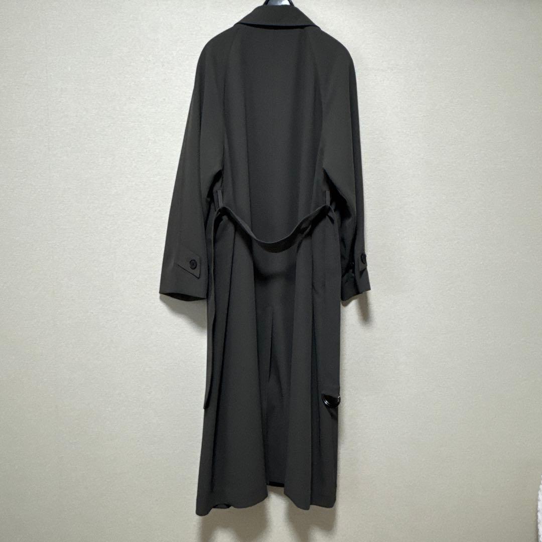 クルーレ crewre ドレープステンカラーコート sepiagray サイズ2