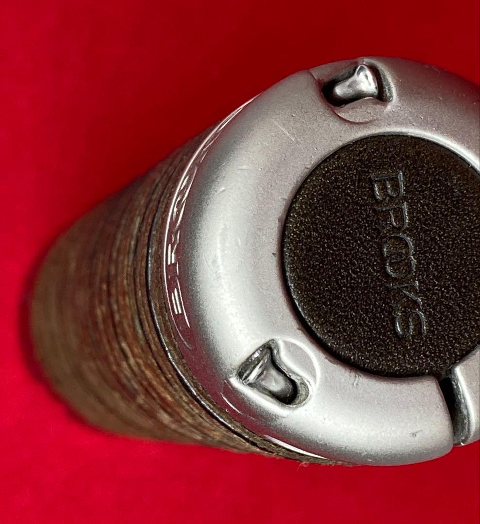 パーツ BROOKS PLUMP LEATHER GRIPS BLACK