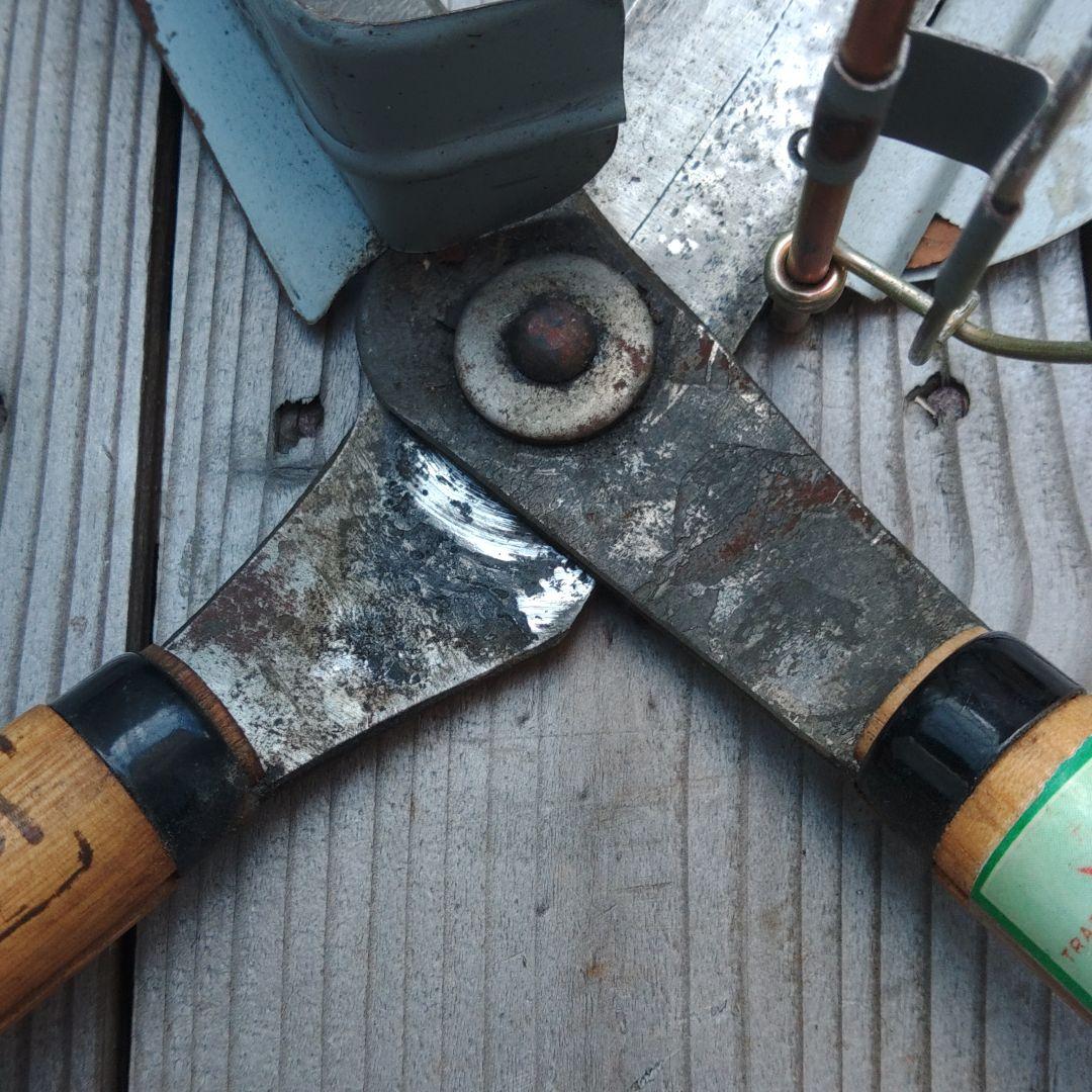 茶摘み鋏　内田式　茶摘み道具