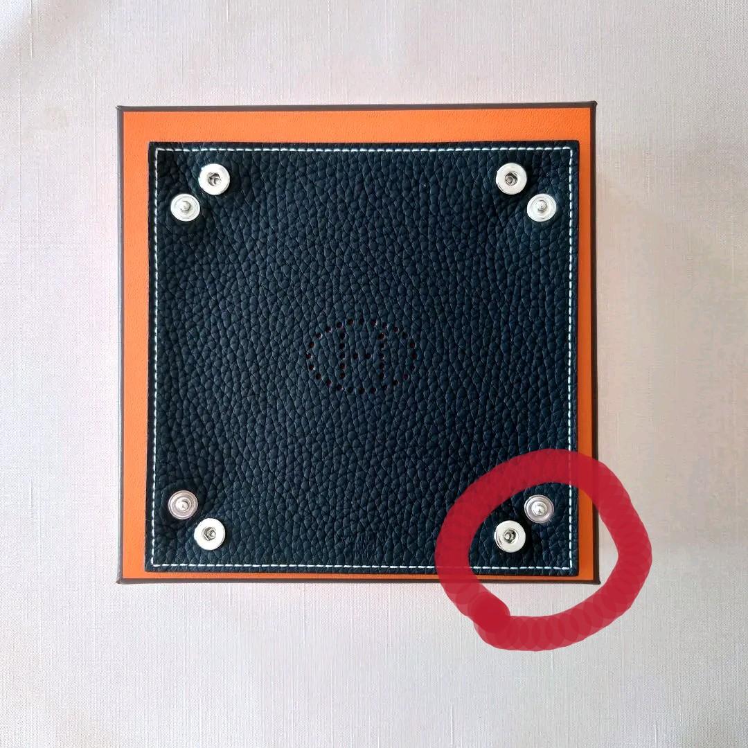 エルメス　ヴィド・ポッシュ「ミーズ・エ・ルランス」ミニレザートレイ黒