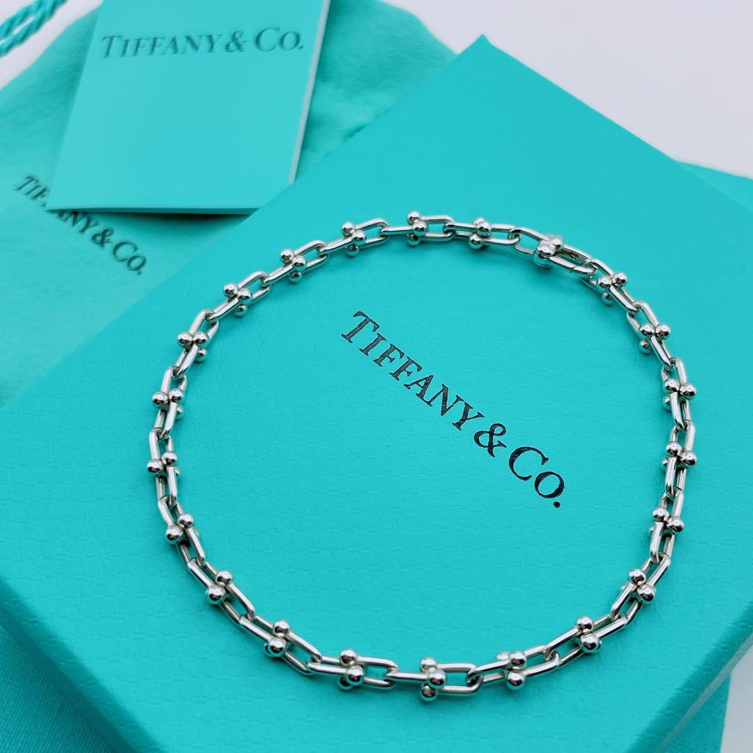 ティファニー　ブレスレット　ハードウェア　マイクロリンク　チェーン　シルバー