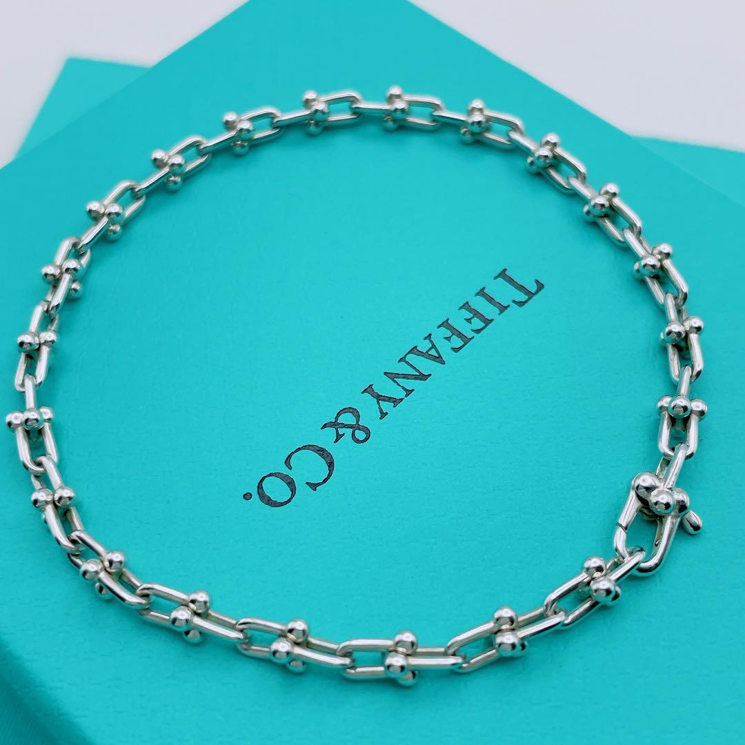 ティファニー　ブレスレット　ハードウェア　マイクロリンク　チェーン　シルバー