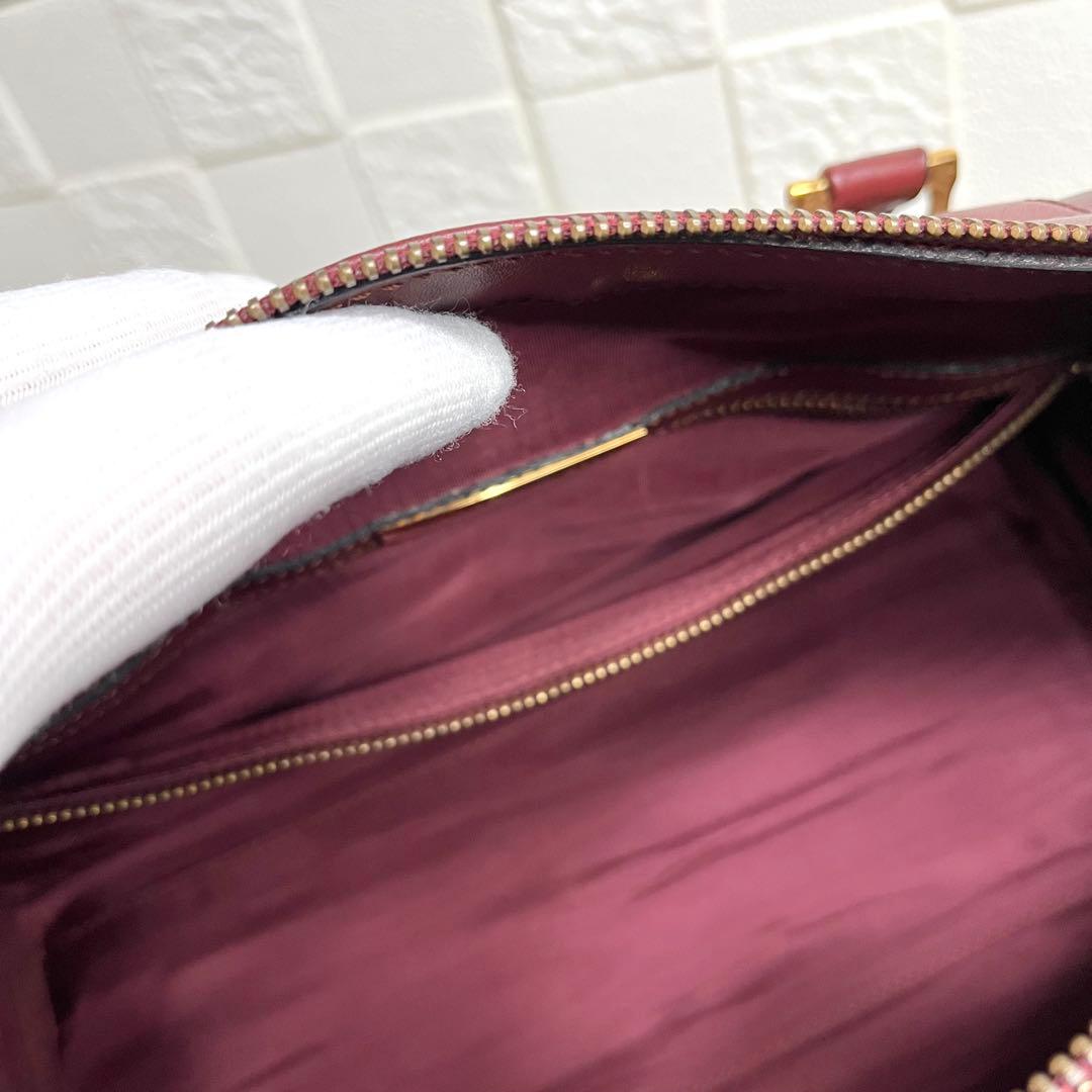 ✨上美品✨☘️Cartier☘️✨ボストンバッグ✨マストライン✨ボルドー✨