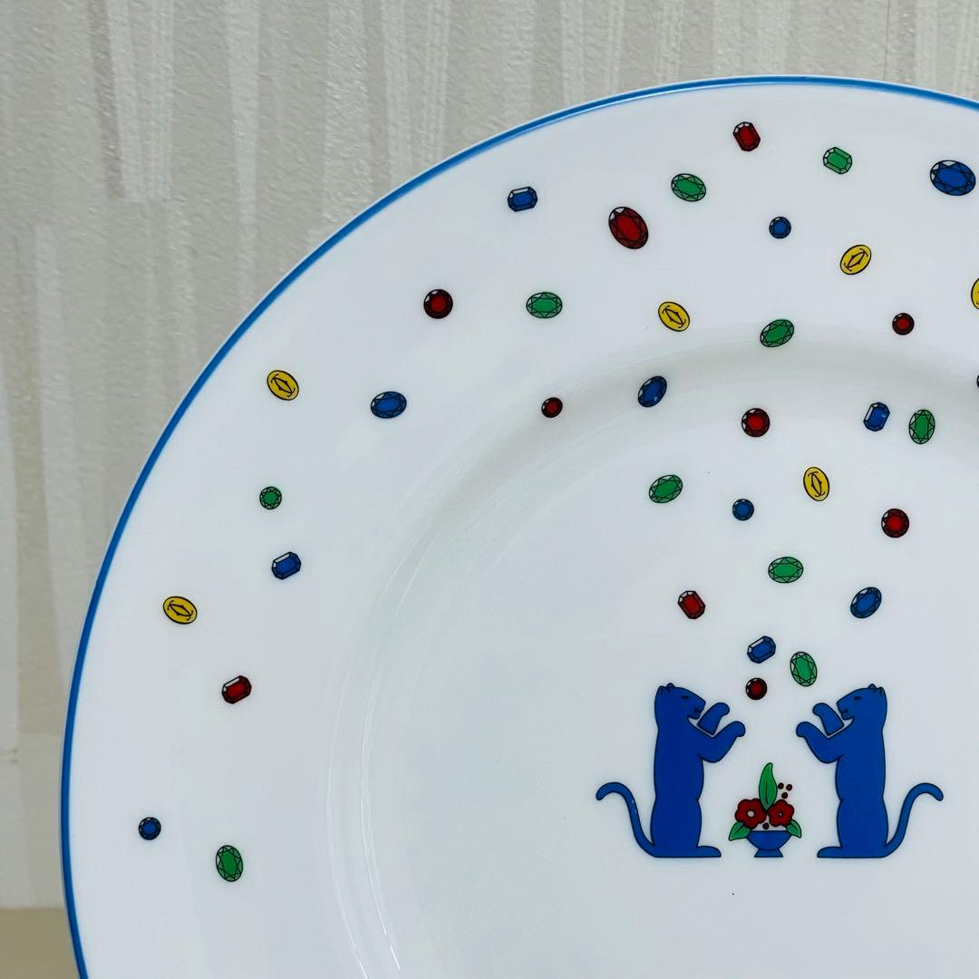 Cartier カルティエ メゾンドインファント 皿 プレート 約20cm 3枚