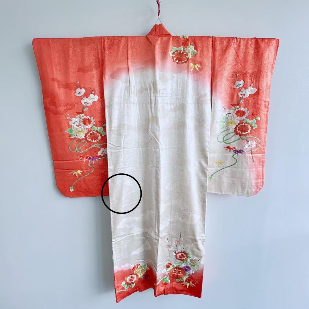 フルセット　七五三７歳女の子　着物　帯　小物　豪華金糸刺繍　51911