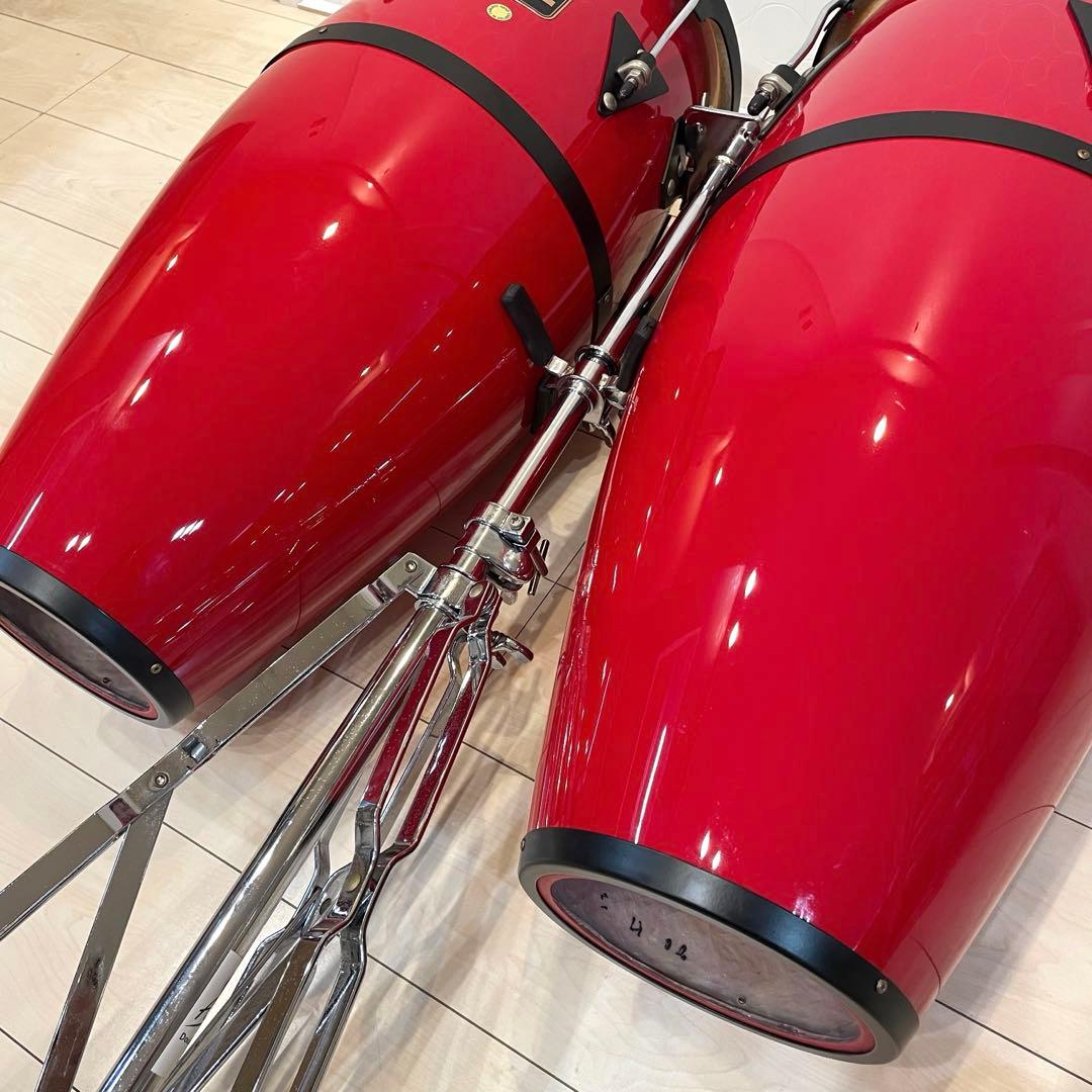 未使用・希少【LP Aspire】コンガセット 10\"&11\" ダブルスタンド付