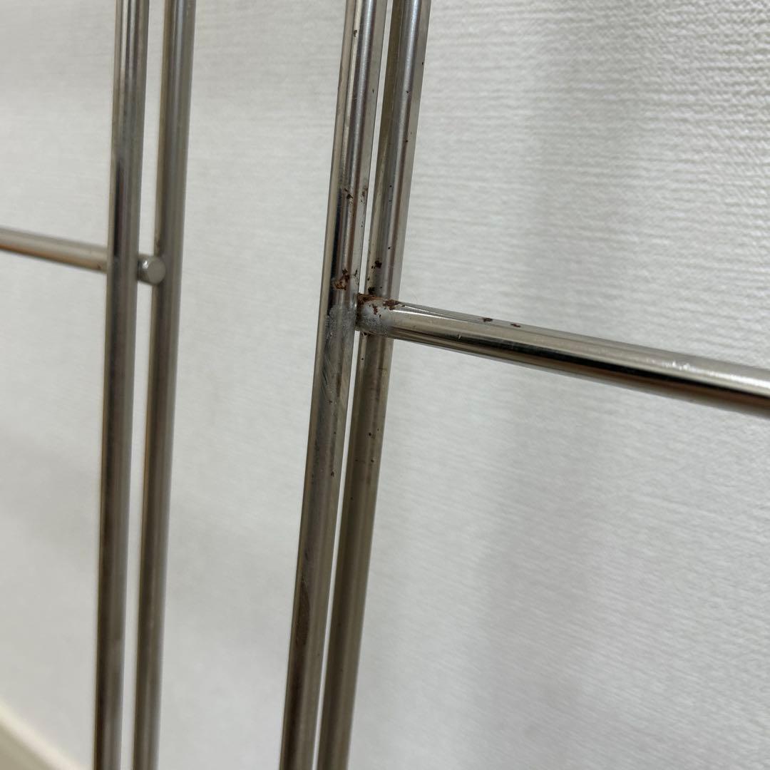 無印用品　ステンレスユニットシェルフ帆立120cm