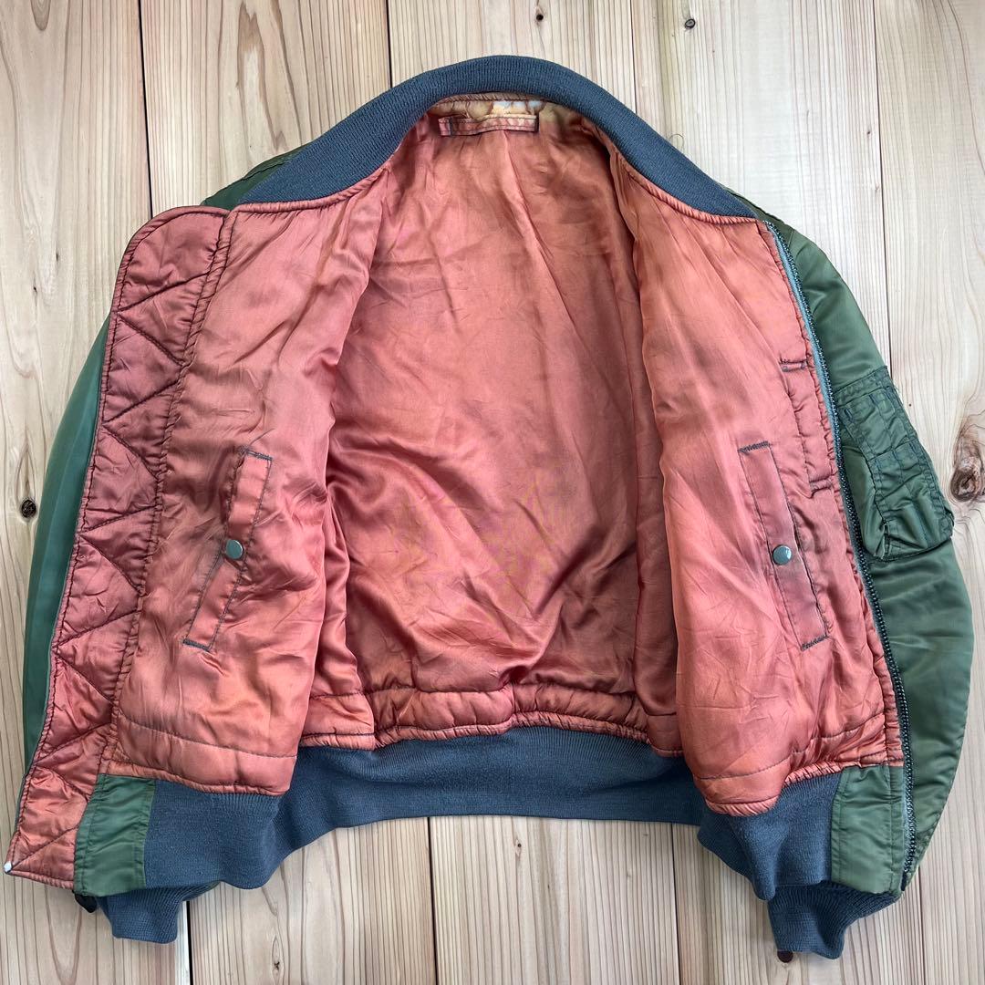 01M601◯ 80s〜 GREENBRIER USA製 MA-1 ジャケット