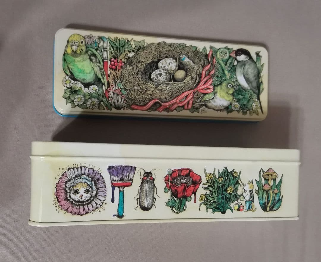 2016年ヒグチユウコ×ホルベイン ブリキ角缶