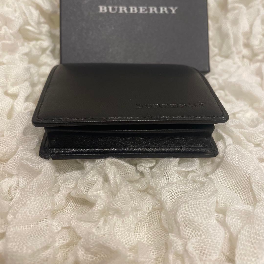 未使用❗️ BURBERRY バーバリー ケース ミニウォレット ラムスキン