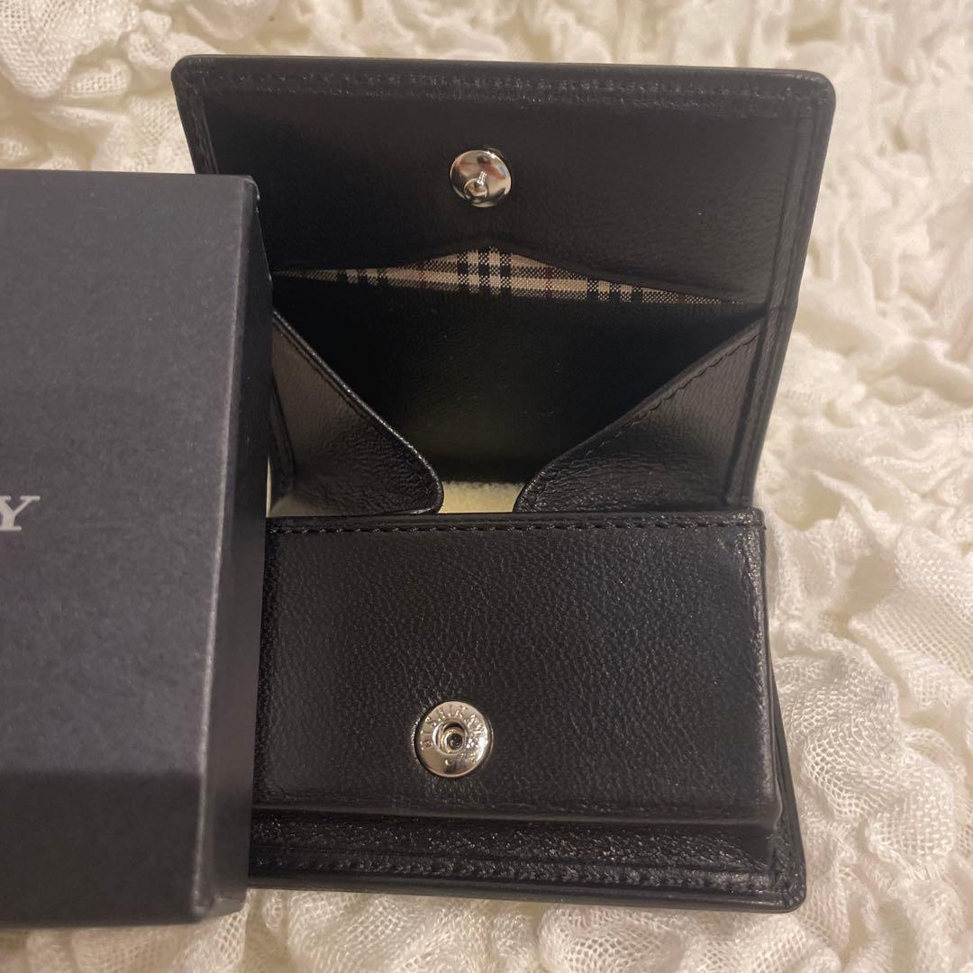 未使用❗️ BURBERRY バーバリー ケース ミニウォレット ラムスキン