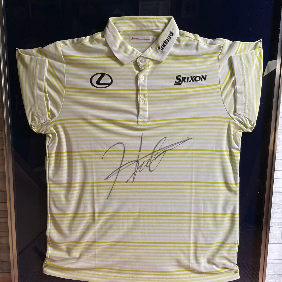 【マスターズ優勝】松山英樹選手サイン入りレプリカウェア懸賞当選品 当選通知書付き